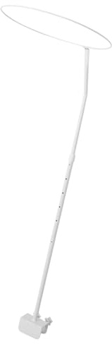 HEALEEP Support De Moustiquaire pour Berceau BéBé en Fer Blanc Double Fixation Robuste pour Lit De BéBé Anti-Insectes pour Chambre Accessoire Indispensable pour Nouveau-Né