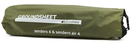Eurohike Sendero Tent Footprint with Steel Pegs & Carry Bag, Compatible with Sendero Pole and Air Tents, Durable & Protective Groundsheet Protector