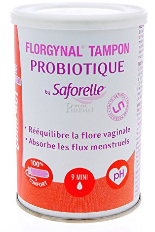 Saforelle Florgynal compact probiotique normal 9 tampons