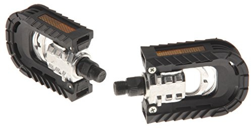 1 Par de Pedales de Rodamiento Bici Bicicleta Plegable Plegamiento dos Lados de Aleación de Aluminio