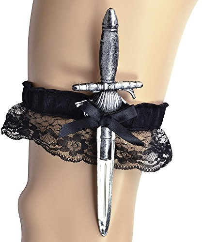 Bristol Novelty BA2990 Pirate Knife Garter for Fancy Dress, Womens, One Size Halloween Halloween