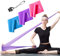 Fitnessbänder 3er-Set Gymnastikband Widerstandsbänder Elastisch Stretching Bänder Übungsband Trainingsband für Yoga Elastisch Krafttraining, Muskelaufbau, Pilates Fitnessband Kurs