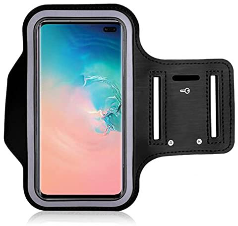 Running Armband for iPhone 15 14 13 Pro Max Adjustable Phone Arm Case for Samsung Galaxy A02s A03s A12 A32 A50 A52s S21 FE/Moto One Action Sport Phone Bag Outdoor Exersise Biking with Key Holder