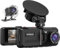 Kingslim Dual Dashcam mit GPS, 1080P FHD Vorne und Hinten Autokamera mit 3.16 Zoll-IPS-Bildschirm, 170°, G-Sensor, WDR, Loop-Aufzeichnung, Notfallaufzeichnung, Parkmonitor, Bewegungserkennung