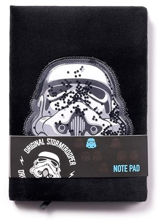 Puckator The Original Stormtrooper Plush Fluffies A5 Notebook - School Teacher Student Homework Study Planner Notepad - Collage University Essentials Journals Planners - Jotter Uni Gifts Stationery