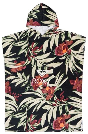 Roxy Poncho de Plage Stay Magical Printed Unisexe Noir One Size