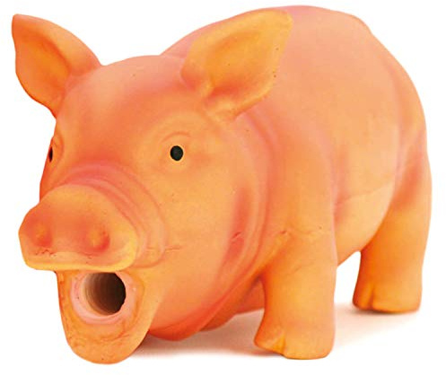 Arquivet Natürliches Schwein aus Latex - Hundespielzeug - 15 cm