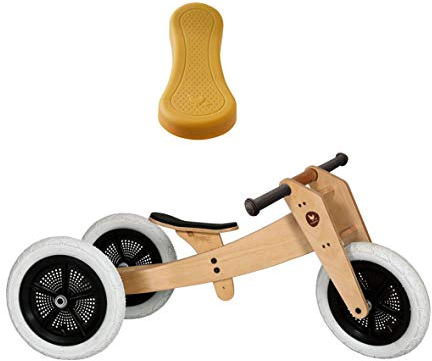 Wishbone bike - Original 3in1 Laufrad + Sattelbezug (Sitzbezug) gelb