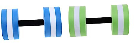 GOOHOCHY 2pezzi Manubri Acquatici Resistente per Esercizi Piscina Pesetti Galleggianti per Aerobica e Fitness Colori e Ciascuno