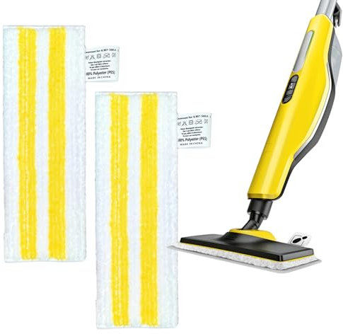 Ersatztücher für Dampfreiniger von Kärcher – [2er Set] – Kompatibel mit Kärcher Easyfix Modellen SC1, SC2, SC3, SC4, SC5