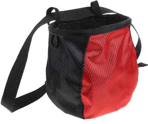 Hemobllo Borsa per Gesso da Arrampicata Cinturino Regolabile Marsupio in Poliestere e PP Resistente Porta Magnesite Antiscivolo Apertura a una Mano per Arrampicatori di Tutte le Età