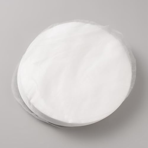 GORGECRAFT 200pcs Round Nail Dust Collector Filter Paper White Nail Dust Collector Replacement Filter Nails Art Vacuum Cleaner Supplies Accessories for Manicure Tools Vacuum Fan Salon Home Use