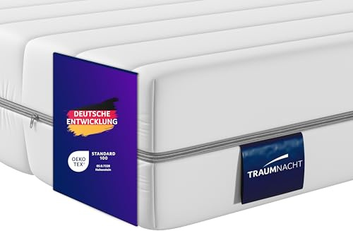 Irisette Colchón Smart 2 en 1 Espuma Fría 7 Zonas, Stiftung Warentest 1,9 (02/2024), Dureza Duo H3 y H4, 180 x 200 cm, Certificado Öko-Tex