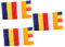 Sosoport 3 Pièces drapeau bouddhiste drapeaux de prière drapeau du bouddhisme drapeau bouddha drapeau de prière bouddhiste polyester Colorful