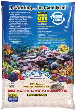 Bio - Active Live Aragonite Pink Samoa Reef Sand 20 Pound Bag