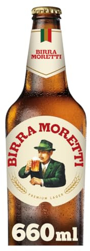 Birra Moretti Birra Bottiglia - Confezione da 15 x 660 ml