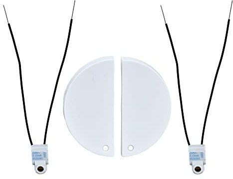 Schneider Electric - Odace, 2 demi enjoliveur Blanc livré avec 2 LED bleu 0,15 mA connexion par câble - S520298