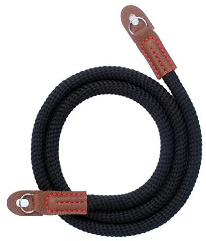 VKO Kameragurt Kamera Tragegurt Baumwoll Nackengurt Schultergurt geeignet für DSLR SLR oder spiegellosen Kameras(Schwarz)