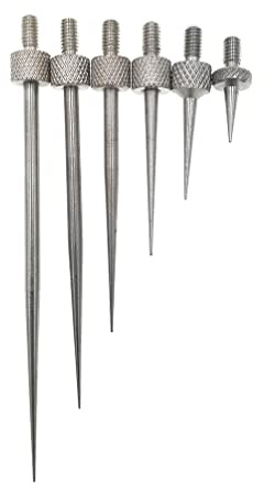 Point d'aiguille Points de contact pour jauge de profondeur, cadran indicateur numérique M2.5 filetage R0.15 pointe aiguille, M2.5