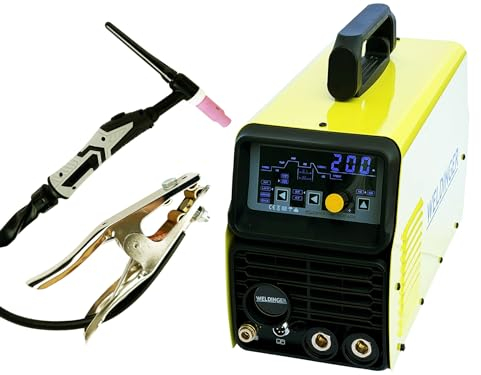 WELDINGER WIG-Schweißgerät WE 2003P ACDC - Inverter HF-Zündung zum Schweißen von Aluminium 2T/4T Puls auch MMA 5 Jahre Garantie