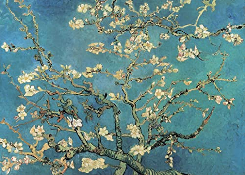 Jigsaw Puzzles for Adults 1000 Piece Almond Blossom by Vincent Van Gogh 27.56 x 19.69 Inch Puzzles for Adults Educational Challenge 1000 Pieces Van Gogh Puzzles for Adult
