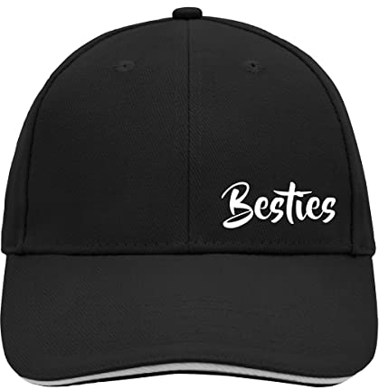 Huuraa Cappy Mütze Bestie Besty Geschenk Black/Light Grey Bestie Präsent