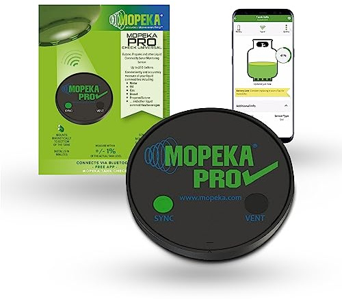 Mopeka Sensor universal Pro Check – Sensor inalámbrico de medidor de tanque de propano – Accesorios imprescindibles para barbacoas y caravanas