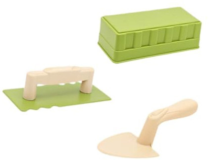 Perfeclan 3Pcs Snow Toys Sand Clay Mold Set Sand Brick Maker Kids Beach Tools Shovels Sand Spades Construction Toys Snow Play Set Snow Brick Maker for Building Summer Sandcastle Seaside Sand Toy