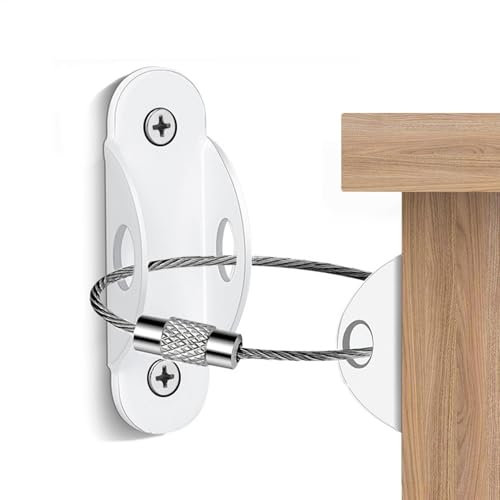 Wandgurte für Kindersicherheitsmöbel, Wandgurte für Möbel – robuste TV-Sicherheitsgurte – schützen Sie Haustiere vor Möbelfallen, Halterung