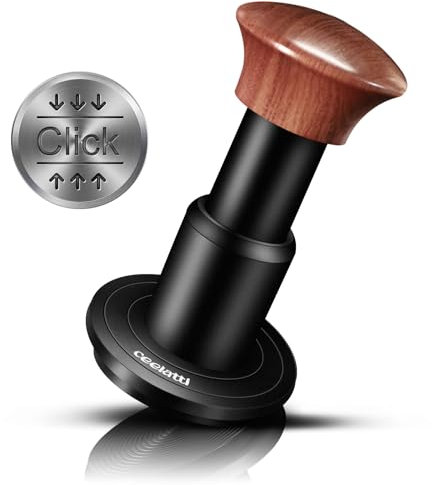 ceelatti 54mm Tamper with Sound Feedback, 3 Spring Loaded 30lbs Constant Pressure Calibrated Coffee Tamper for Sage Barista Express Pro, Impact Espresso Tamper, Stainless Steel Base