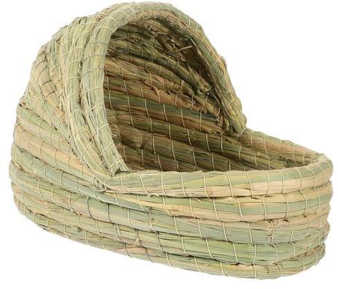 DIKACA Nido de Gallina de Paja en Forma de Zapatilla, Cama Cómoda para Poner Huevos, Proporciona Calor y Seguridad Cría de Pollos en Gallineros