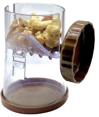 Picadora Manual De Nueces - Molinillo De Alimentos Con Manivela | Procesador ABS Con Resorte | Herramienta De Cocina Compacta Para Nueces, Jengibre, Ajo, Preparación Que Ahorra Tiempo, Picadora De