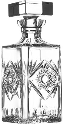 ARNSTADT KRISTALL Caraffa per whisky SANTRA (25 cm) in cristallo soffiato, levigata a mano, realizzata a mano