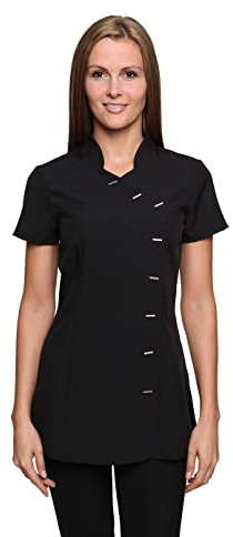 Mirabella Health & Beauty Women's Arete Beauty Tunic Uniform Black 14 UK