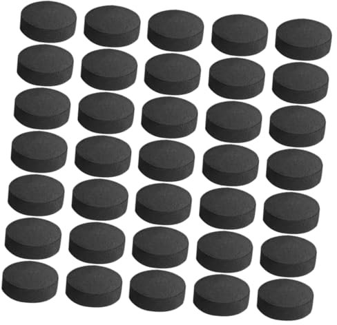 BESPORTBLE Carbón Vegetal para Barbacoa De Camping 70 Pastillas 40mm Sin Humo Portátil para Exteriores Fácil Encendido y Uso Multifuncional para Fogatas y Estufas