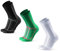 DANISH ENDURANCE Crew Laufsocken (3|5 Paar), Halbhohe Sportsocken, Unisex, für Damen & Herren, Mehrfarbig (1xSchwarz/Grau, 1xGrün, 1xWeiß), 43-47