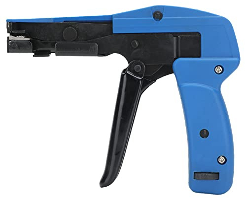 CHICIRIS Pistola para Bridas de Cables, Herramienta de Cierre de Cremallera de Corte Al Ras de Acero Fundido a Presión con Ergonómico, para Bridas de Nailon de 2,2 a 4,8 Mm de Ancho,