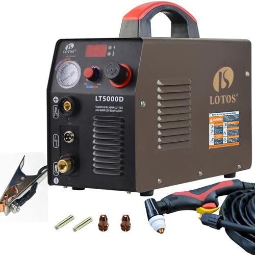 Lotos LT5000D cortador de plasma 50 amperios Voltaje Dual compacto cortador de Metal 110/220 V ac 1/2 corte limpio