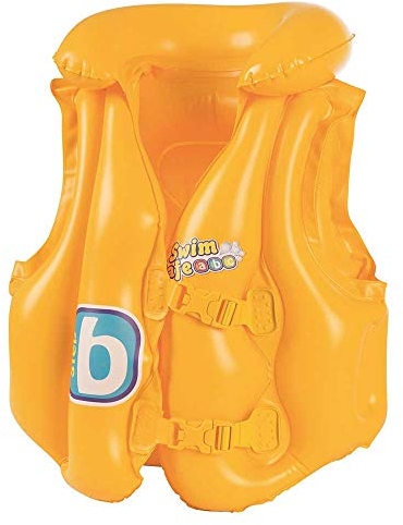 Bestway 32034 Giubbotto Salvagente Per Bambini Step B, Giallo, ‎33 x 16 x 45 Cm