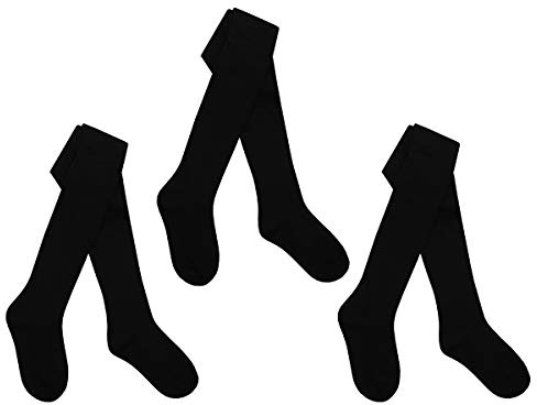 I.L.C.K Girls Back To School Plain Cotton Rich Tights