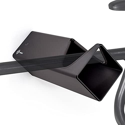 PARAX Fahrrad Wandhalterung D-RACK individualisierbar Aluminium Holz Design – Fahrrad Halterung für Rennrad Gravel Bike Tourenrad – Fahrradhalter Wand indoor Aufbewahrung für Wohnzimmer