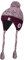 Trollkids Mädchen Wollmütze mit Bommel Borgund, Pflaume/Violett, Größe 6-12 Years;52-56cm