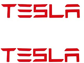 SGW TESLA emblem klistermärke bil 3D metall logotyp dekaler för Tesla modell 3/X modell /Y bagageutrymme bokstäver emblem bricka styling klistermärken trimtillbehör