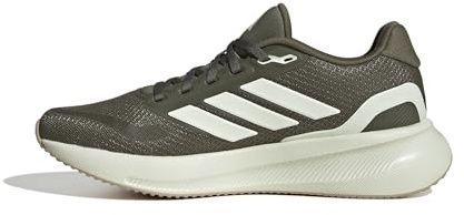 adidas Runfalcon 5 Running Shoes Chaussures de Course Femme, Olive Strata Ivory Cloud White, 41 1/3 EU