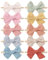10PCS Baby Mädchen Stirnbänder Haar Bögen Nylon Baumwolle Leinen Haarbänder Handgemachte Haar Zubehör für Neugeborene Kleinkinder Kleines Mädchen und Kinder 3.5Inches