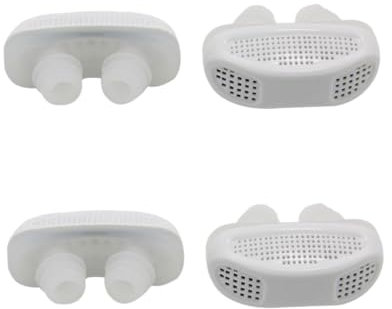 OATIPHO 2 series Dispositivo Antirronquidos Con Pinza Nasal Aparato Para Respirar Por La Nariz Pinza Antirronquidos Bastoncillos Nasales Antirronquidos Dispositivo Nasal 2 piezas