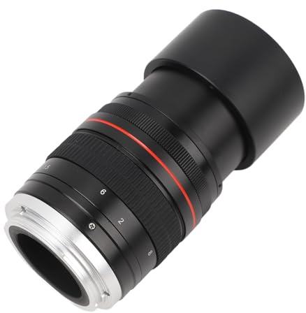 RASTKY 135 Mm F2.8 Teleotù Lente con Apertura Grande per Ritratto, Telaio Pieno di Vetro Ottico in Lega, Ideale per la Fotocamera DSLR 70D 70D 60D 60D 50D 7D
