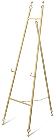 Cavalletto treppiede portatile per pittura ed esposizione, altezza regolabile 120/150 cm, leggero e pieghevole, cavalletto per poster e schizzi, ideale per artisti e presentazioni