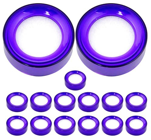 TEHAUX 15 Piezas Esponja De Cajero De Banco Humedecedor De Dedos Morado Humedecedor De Papelería Esponja De Agarre De Papel Accesorio Contador De Billetes Humectante Purple