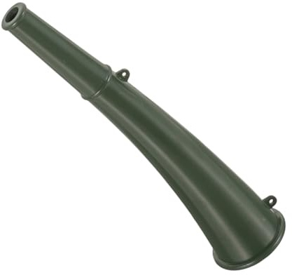 ARTSEWPLY Corno per Eventi Sportivi in Plastica Militare Verde, Rumorista Portatile Leggero per Tifo Calcistico e Allenamento all’Aperto, Corno da Gioco Resistente per Comunicazione a Lunga